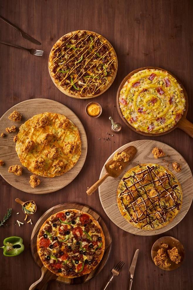 맘스피자 '시부야 맘스터치' 판매 제품 이미지.(사진=맘스터치 제공) *재판매 및 DB 금지