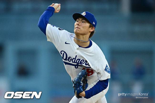 [사진] LA 다저스 야마모토 요시노부. ⓒGettyimages(무단전재 및 재배포 금지)
