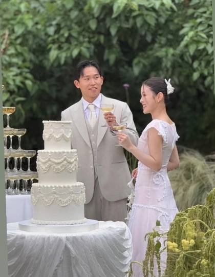 축구 선수 정우영, 이광기 딸 이연지씨 커플. 정종철 SNS캡처