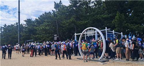 강릉 트레일 페스타 참가자들 [강릉시 제공. 재판매 및 DB 금지]