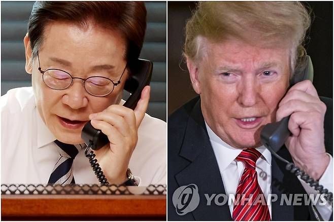 이재명 대통령(왼쪽)-트럼프 미국 대통령 [EPA=연합뉴스·연합뉴스 자료사진. 재판매 및 DB 금지]