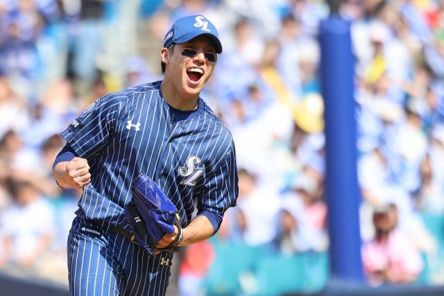 삼성 라이온즈의 원태인. 삼성 제공