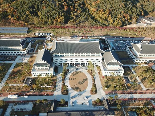 경북 안동시 풍천면 갈전리 경북도청 전경. 뉴스1