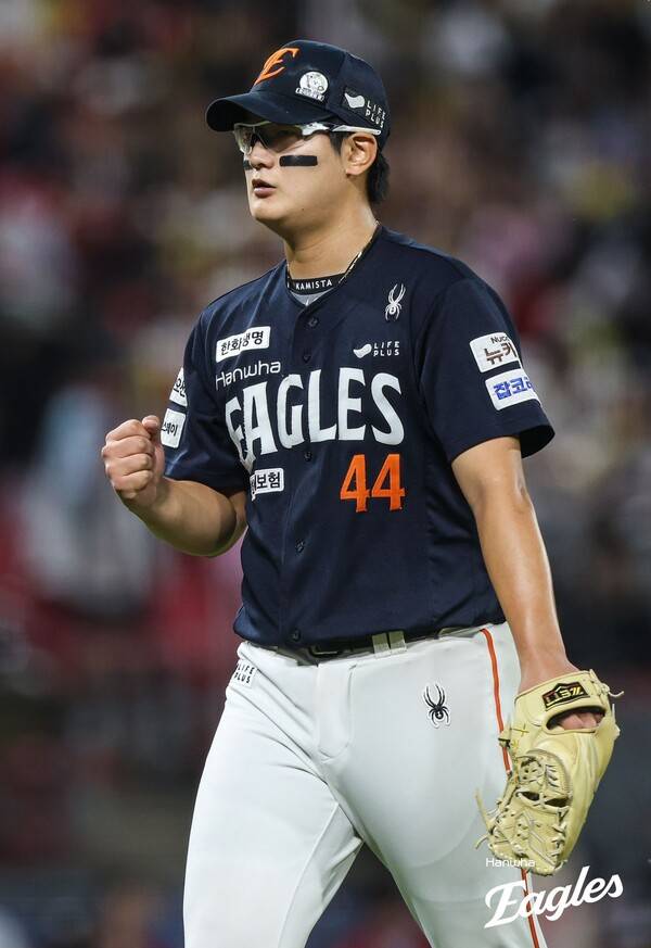 한화 이글스 마무리 투수 김서현. 사진┃한화 이글스