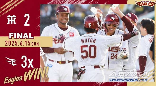 사진캡처=라쿠텐 이글스 SNS