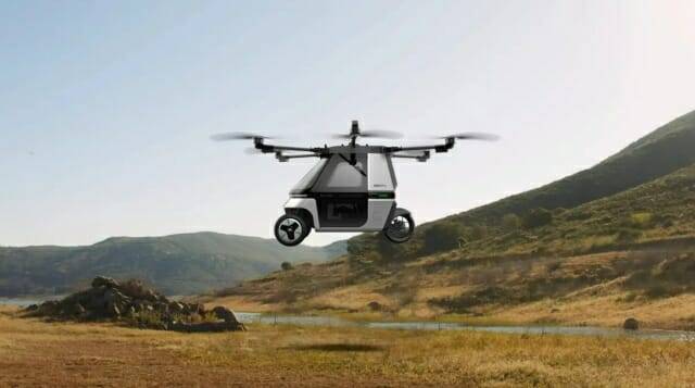 하늘을 나는 오토바이 스카이라이더 X6가 중국에서 사전 예약을 시작했다. (사진=퀵휠)