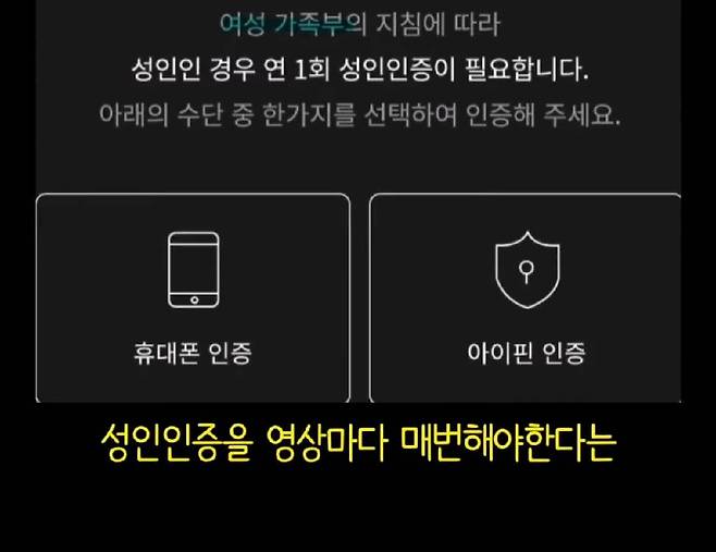 넷플릭스에서 성인인증을 매번 해야하는 이유