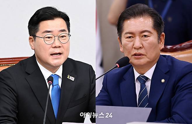 사진 왼쪽부터 박찬대·정청래 민주당 의원. [사진=아이뉴스24 DB]