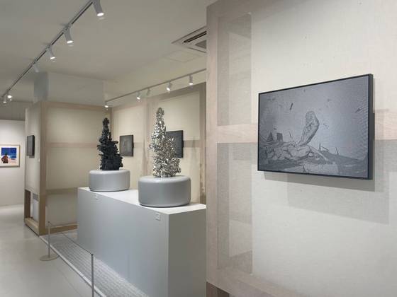 이번 서울 츠타야 팝업에 구현된 아트리움 공간. 긴자 츠타야서점을 모티브로 했다. 김세린