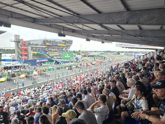 지난 14일(현지시간) 프랑스 르망 라 사르트 서킷에서 열린 글로벌 자동차 경주 대회 '르망24' 경기장 안 모습. 오삼권 기자