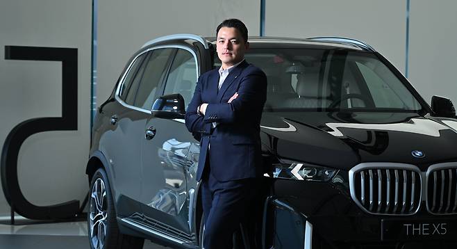 Kwon Hyeok-min, vice chairman of Deutsch Automobile Group, poses for a photo before an interview with The Korea Herald at Deutsch Automobile Group's headquarters in Seoul on Thursday. (Im Se-jun/The Korea Herald).