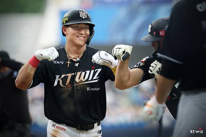 KT 위즈 외야수 안현민. KT 제공