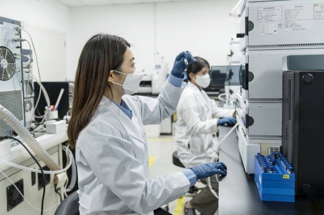 세계김치연구소 연구진의 실험 모습.[세계김치연구소 제공]