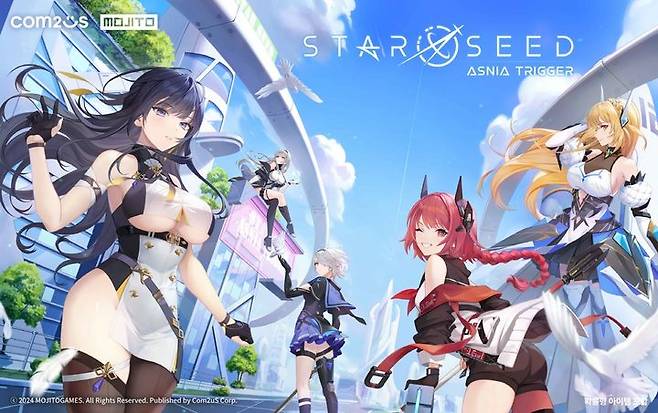 컴투스 신작 ‘스타시드: 아스니아 트리거(STARSEED: ASNIA TRIGGER, 이하 스타시드)’가 출시 일주일만에 구글 플레이스토어 게임 매출 순위 9위를 기록, 톱10을 달성했다고 4일 밝혔다.(사진=컴투스) *재판매 및 DB 금지