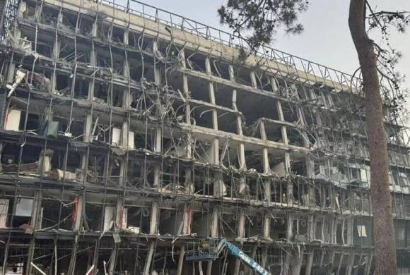 이란의 공습으로 파괴된 바이츠만 연구소. 엑스 캡처