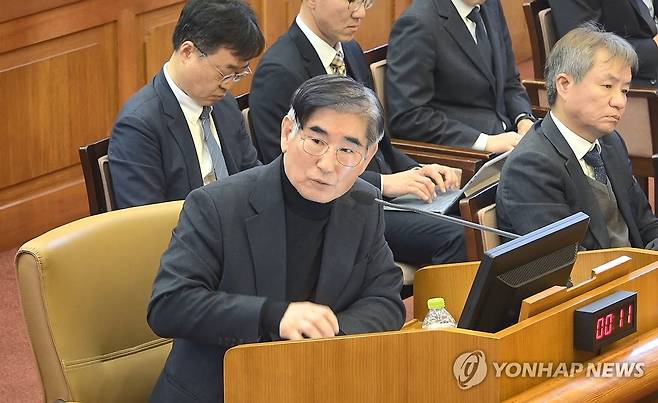 김용현 전 국방장관 [헌법재판소 제공. 재판매 및 DB 금지]