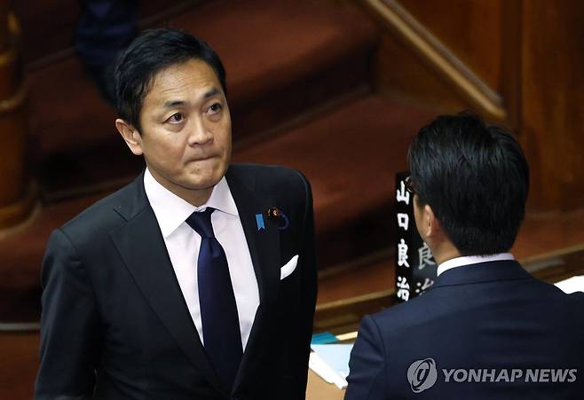 다마키 유이치로 국민민주당 대표 [EPA 연합뉴스 자료사진. 재판매 및 DB 금지]