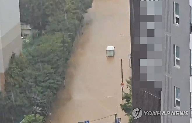 지난해 9월 부산 침수 [독자 제공. 재판매 및 DB금지]