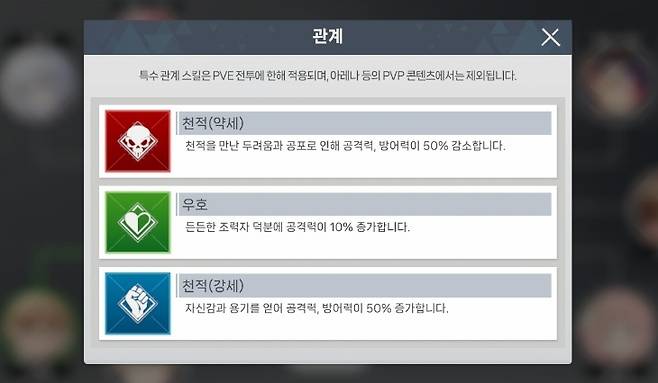 -&nbsp;관계 시스템도 상당히 중요하다&nbsp;