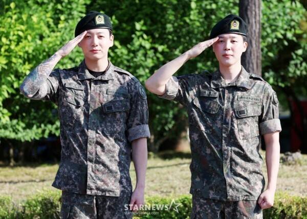 정국(왼쪽)과 지민. 사진=스타뉴스DB