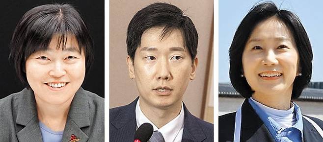 (왼쪽부터)임은정, 김규현, 허은아