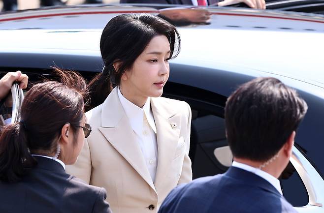 윤석열 전 대통령의 배우자 김건희 여사. /뉴스1