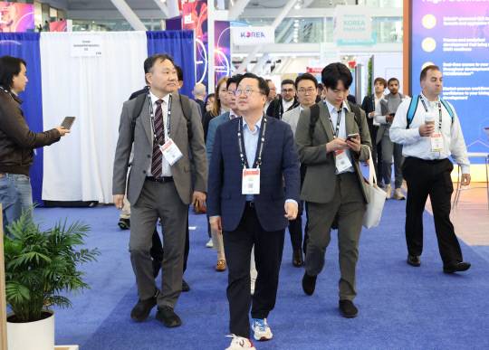 이장우 대전시장은 16일(현지시각) 미국 보스턴 컨벤션센터에서 개최된 '2025 바이오(BIO) USA' 개막식에 참석했다. 대전시 제공