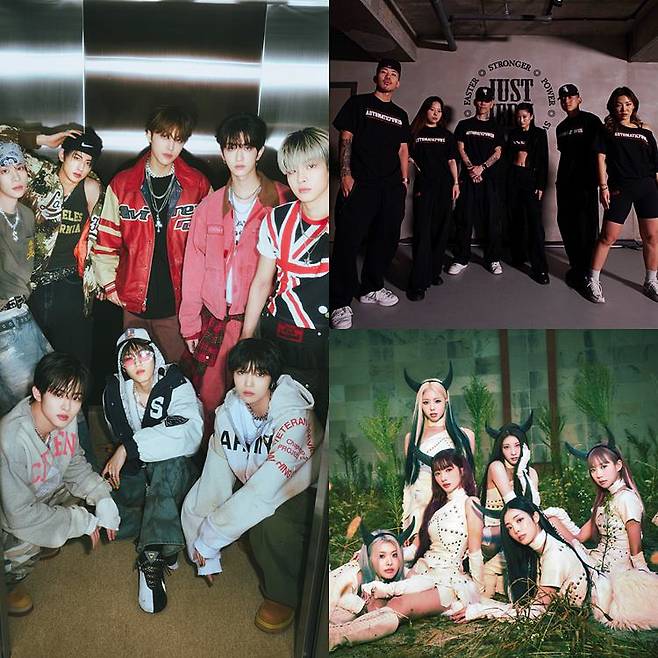 그룹 유나이트, 댄스 크루 저스트절크, 그룹 퍼플키스.&nbsp;