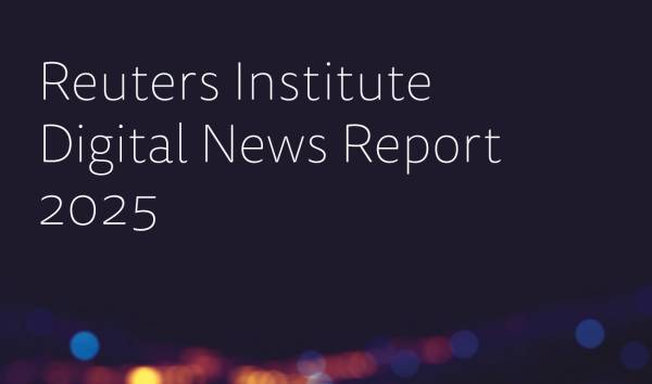 ▲영국 로이터 저널리즘 연구소 '디지털 뉴스 리포트 2025' 표지