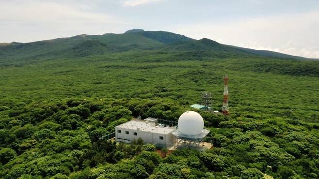 제주 한라레이더 전경.  한국공항공사