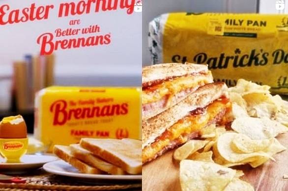 아일랜드 브레나스(Brennans)의 기능성 식빵 [브레나스 인스타그램]