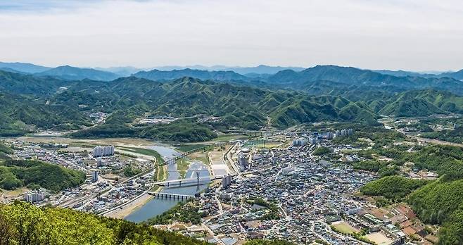 강원 영월군 영월읍 전경. [연합]