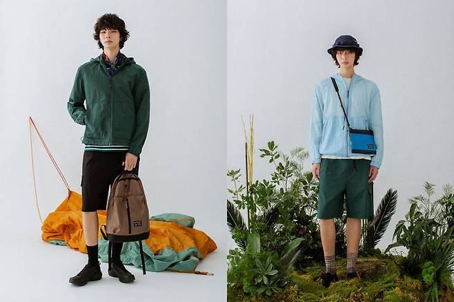 [서울=뉴시스]삼성물산 패션부문의 빈폴액세서리가 장마철과 무더위 등 다양한 기후에 대비할 수 있는 '애니웨더(ANY WEATHER)' 라인 상품을 확대하고, 업사이클링 브랜드 '오버랩(OverLab)'과 협업한 제품을 새롭게 출시했다고 17일 밝혔다.(사진=삼성물산 제공) *재판매 및 DB 금지