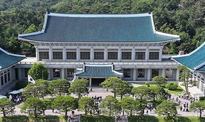 지난 3일 서울 종로구 청와대의 모습. 뉴스1