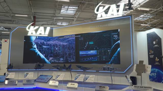 파리에어쇼 내 KAI 부스 전경. 사진 제공=KAI