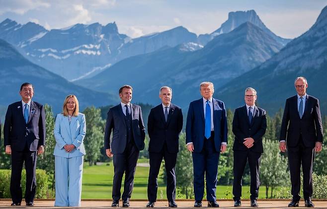 G7 정상들 ⓒAFP=연합뉴스