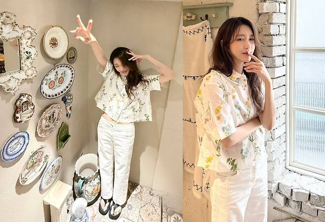 올리비아로렌 20주년 기념 ‘보니룸 컬렉션’ 이지아 착용컷