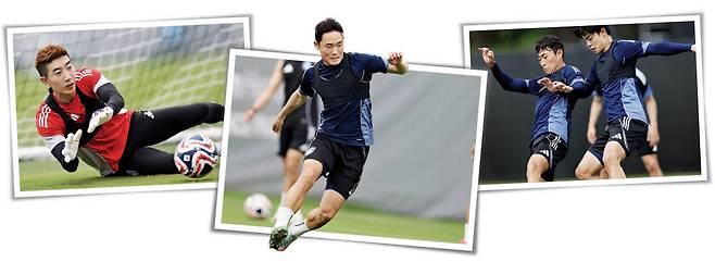 왼쪽부터 조현우, 엄원상, 이진현, 박민서. 프로축구연맹 제공