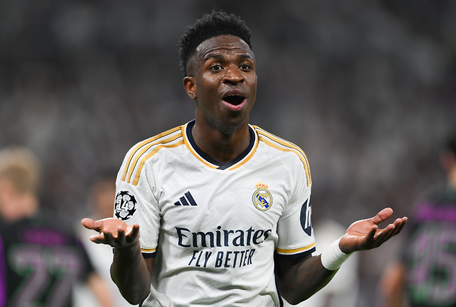 레알 마드리드 공격수 비니시우스 주니오르. 게티이미지