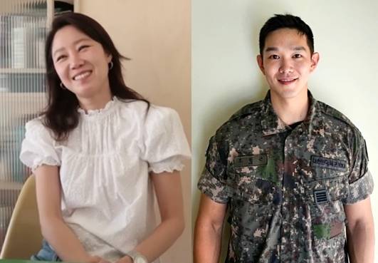 배우 공효진(왼쪽)과 가수 케빈오 부부. 사진=라이브방송 캡처, tcaskent 제공