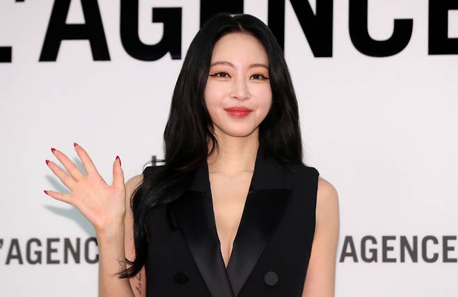 [서울=뉴시스] 김혜진 기자 = 배우 한예슬이 11일 오후 서울 송파구 롯데월드몰에서 열린 미국 럭셔리 컨템퍼러리 브랜드 라장스 포토콜 행사에서 포즈를 취하고 있다. 2024.09.11. jini@newsis.com /사진=김혜진