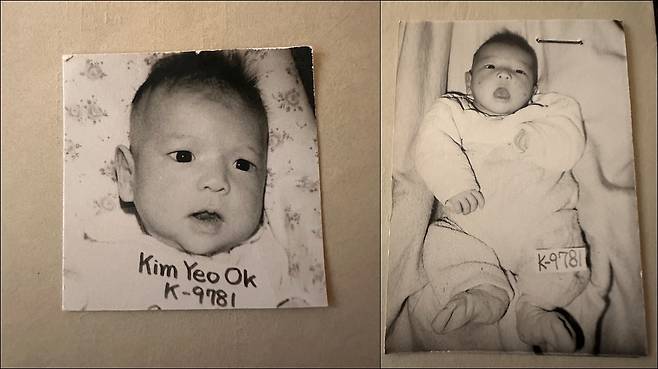 미국 입양 한인 김여옥 씨의 어릴 적 모습 [아동권리보장원 입양정보공개지원부 제공. 재판매 및 DB 금지]