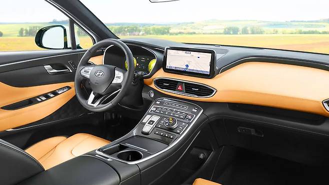 현대차 더 뉴 싼타페 실내