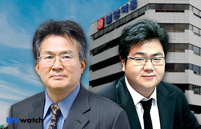 정도언 일양약품 회장(왼쪽). 차남 정희석 일양바이오팜 대표.