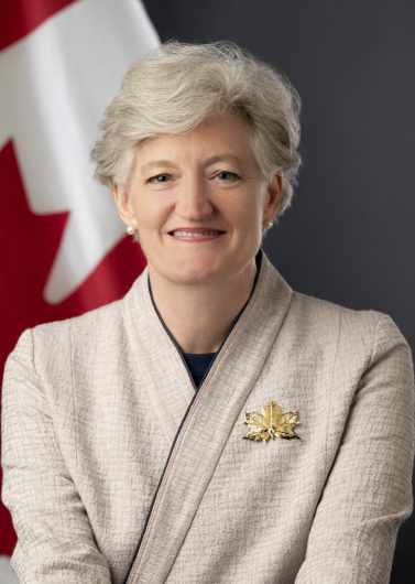 캐나다 정부 공식 웹사이트에 등록된 모휘니 대사의 프로필 사진. 캐나다 정부 공식 웹사이트