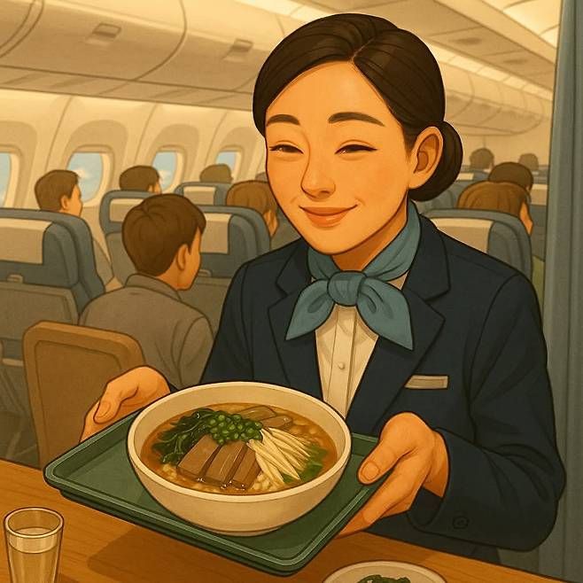 맛있다는 평이 많은 대한항공 기내식 묵밥
