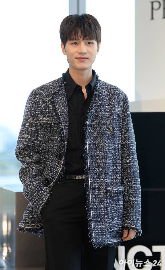 NCT 태일이 지난 2023년 4월 16일 오후 서울 서초구 잠원동 서울웨이브 아트센터에서 열린 NCT 도재정 스페셜 론칭쇼 'NCT DOJAEJUNG LANCH DAY'에 참석해 포즈를 취하고 있다. [사진=정소희 기자]