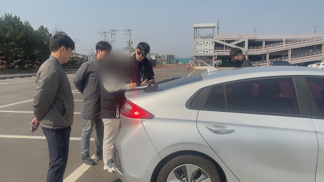 불법 유상운송 적발 모습 자료사진.