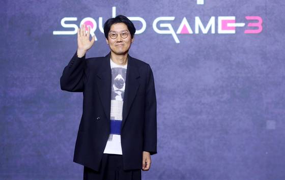황동혁 감독은 지난 9일 오전 서울 용산구 드래곤시티에서 열린 넷플릭스 시리즈 오징어게임 시즌3(감독 황동혁) 제작발표회에서 "시즌4는 없지만 스핀오프 같은 것을 해볼까 생각한다"며 파생작 가능성을 열었다. 사진 뉴시스