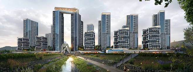 과천주공 8·9단지 재건축 투시도 사진=현대건설